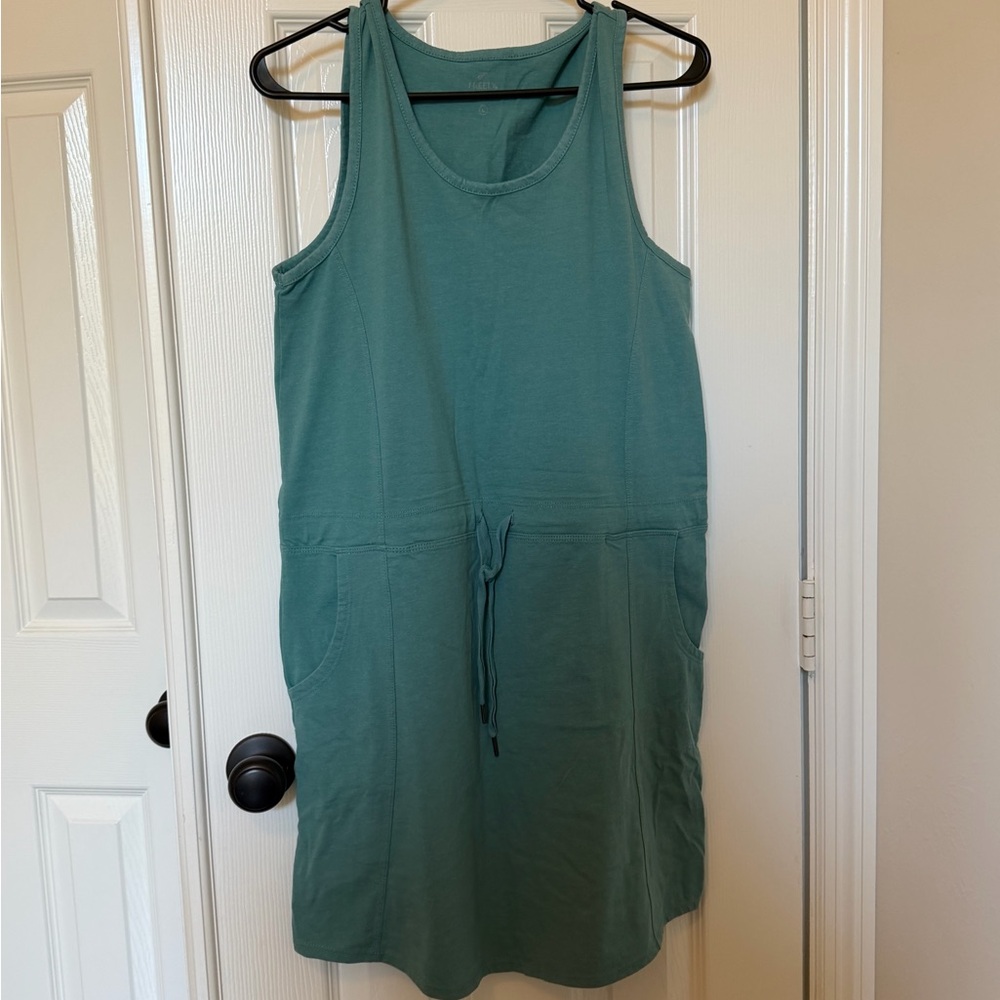Elegant Sleeveless Teal Midi Dress